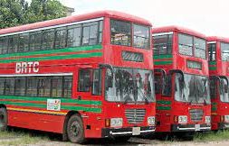 বাণিজ্য মেলায় বিআরটিসি বাসের যাত্রীসেবা