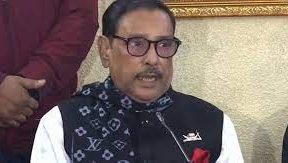 সংসদে বিরোধী দল জাতীয় পার্টি ওবায়দুল কাদের