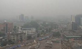 আজ বায়ুদূষণে ঢাকার অবস্থান নবম