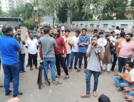 এখনো কাকরাইল মোড়ে সড়কে অবস্থান জবি শিক্ষার্থীদের N.T