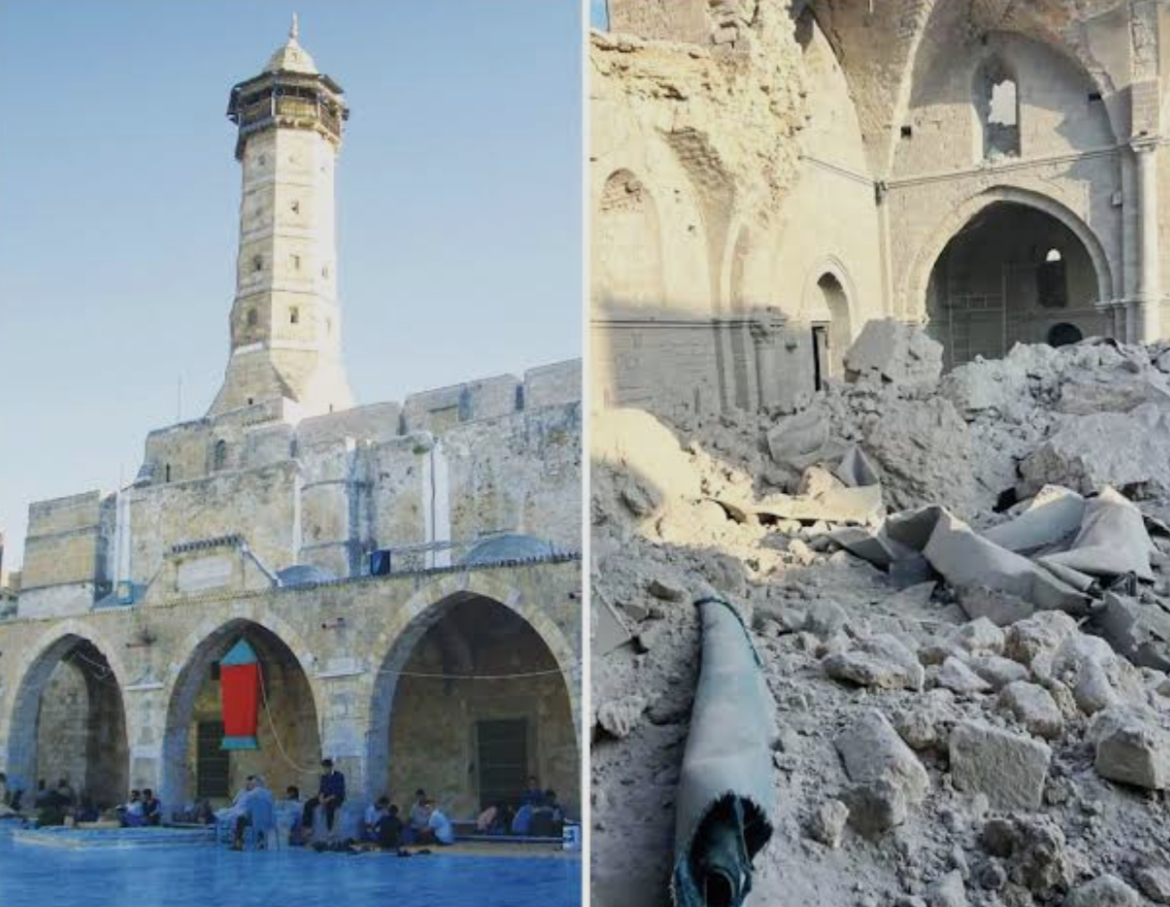 গ্রেট ওমরী মসজিদ এখন এক ধ্বংসস্তুপের নাম