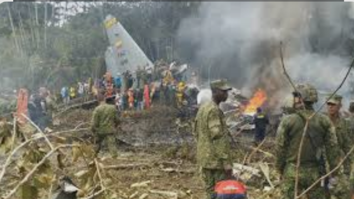 সামরিক বিমান বিধ্বস্ত হয়ে কলম্বিয়ায় নিহত ৬৬ জন